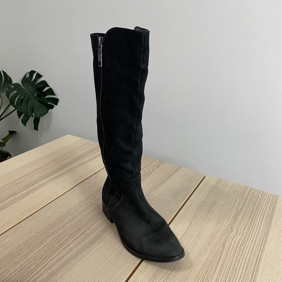 Tall Black Leather Boots - Aldo - Picture 1 of 8